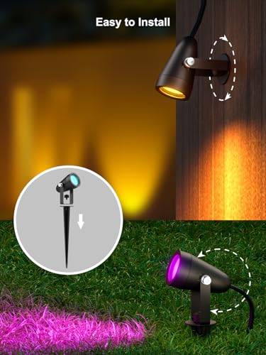 smart Outdoor spotlights