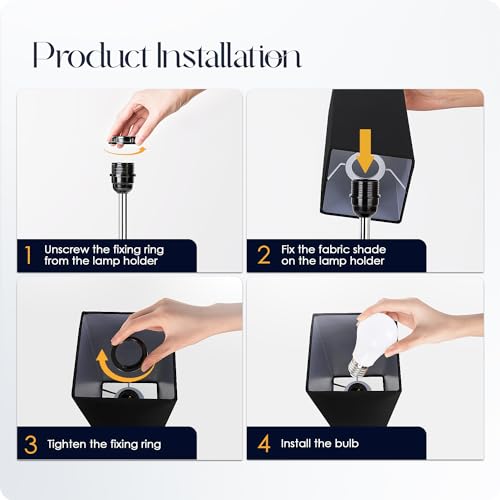 Bedside Lamp with USB Ports