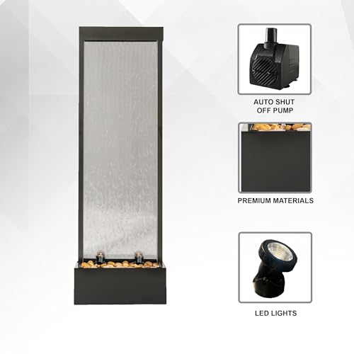 68 in H Freestanding Modern Indoor
