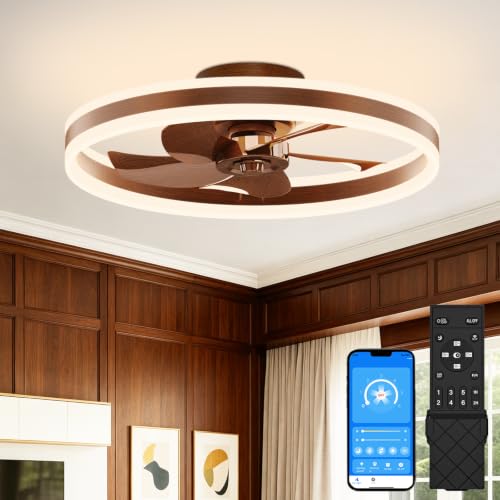 Low Profile Ceiling Fans with Lights and Remote