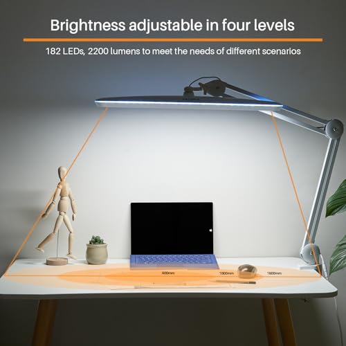 23 Inch LED Task Lamp with Clamp