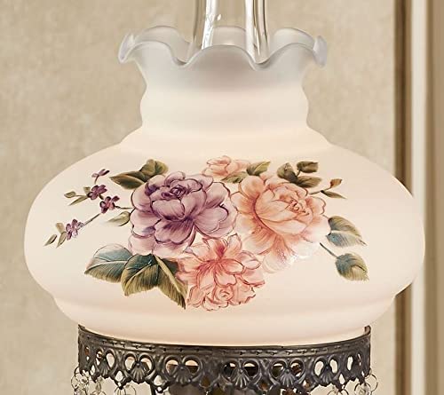 Brook Floral Hurricane Table Lamp