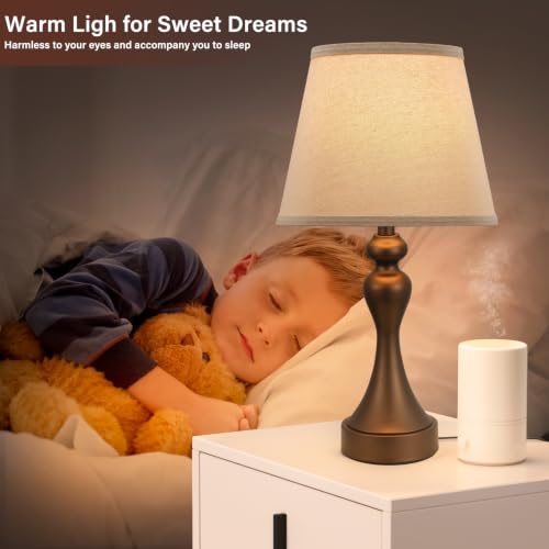 Touch Lamps for Nightstand (2 Count)
