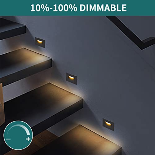 120V Dimmable LED Step Lights (4 Count)