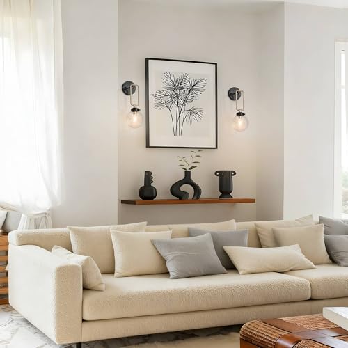Black and Gold Wall Sconce