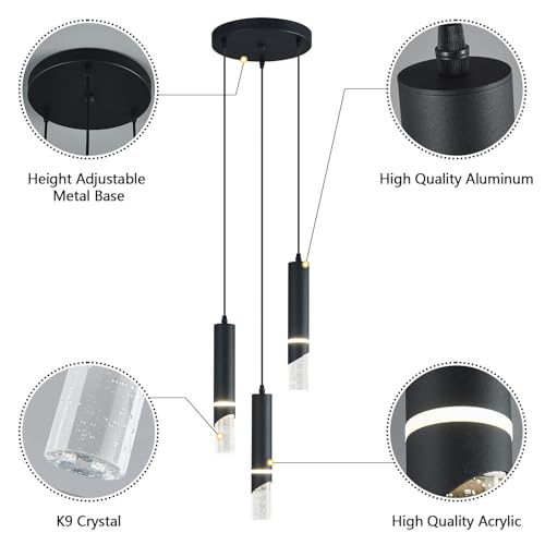 Modern Dimmable Led Pendant Lights Kitchen Island