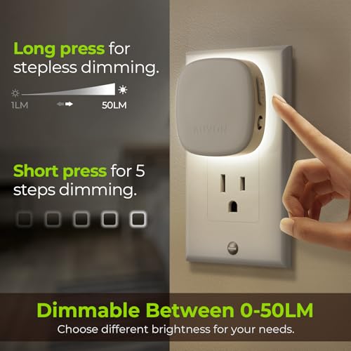 Plug in LED Backlit Night Light 4 Packs (4 Count)
