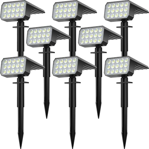 Solar Spot Lights Outdoor (8 Count)