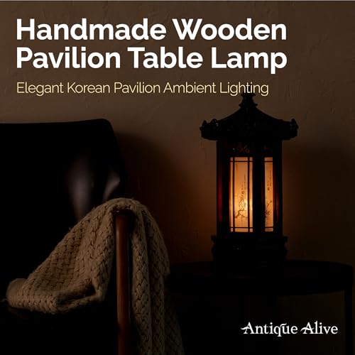 Traditional Korean Wood Lamp