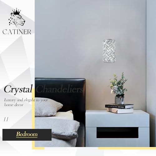 Chrome Crystal Pendant Light