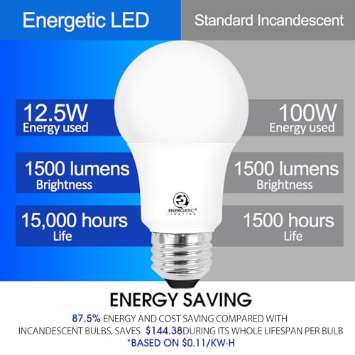Energetic A19 6 (6 Count)