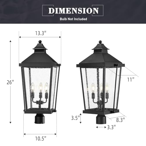 Large Outdoor Lamp Post