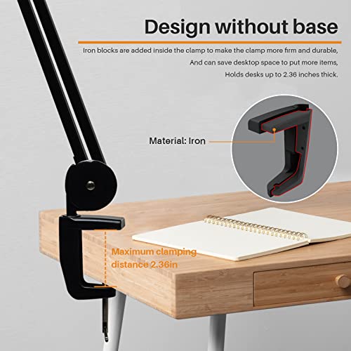 23 Inch LED Task Lamp with Clamp
