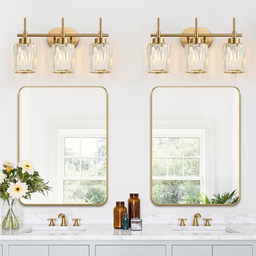 Modern Crystal Bathroom Vanity Light