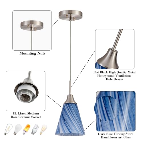 Mini Glass Pendant Light