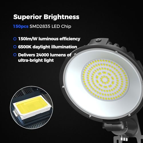 160W LED Barn Light Dusk to Dawn (8 Count)