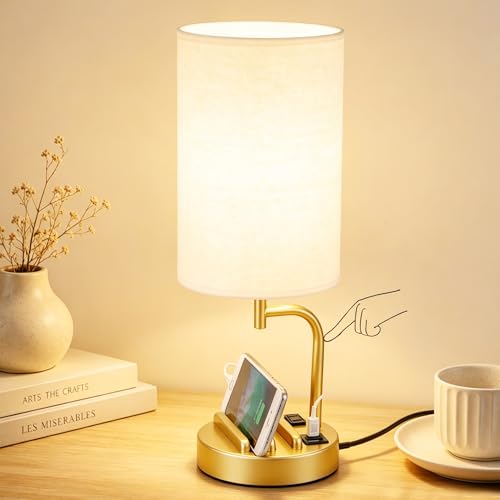 Touch Control USB Table Lamp with USB C