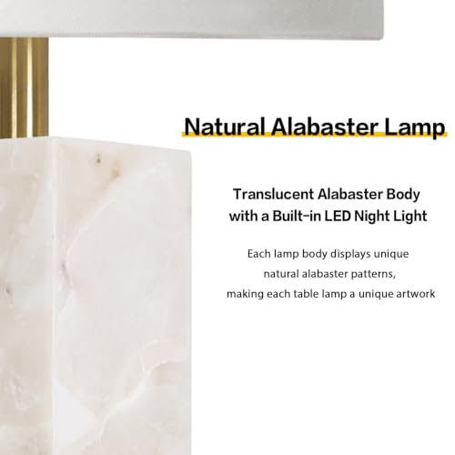 23'' Bedside Table Lamp for Bedroom Living Room Single