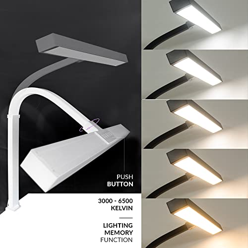 3 000 Lumens LED Desk Lamp with Clamp