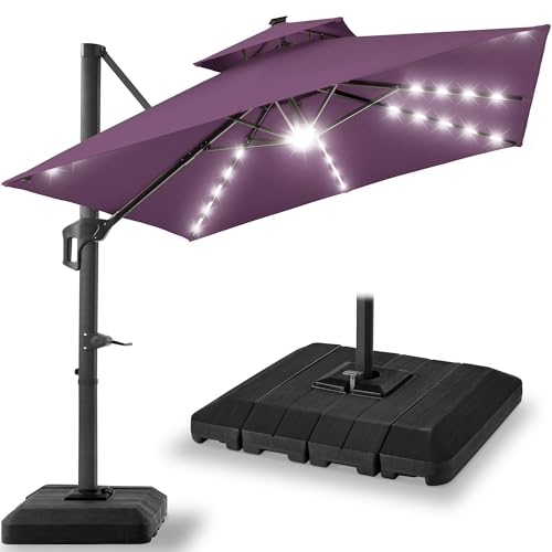 10x10ft Cantilever Patio Umbrella w