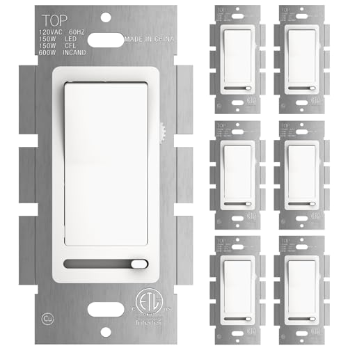 Dimmer Light Switch 6 Pack (6 Count)