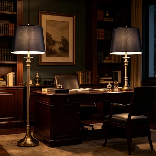 Black Lamp Shades Set of 2 (2 Count)