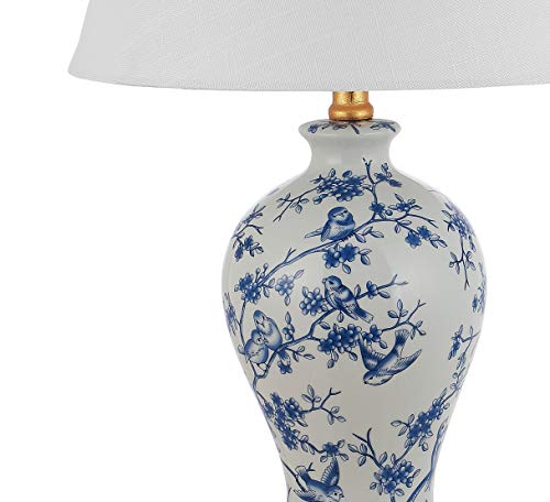 Grace 24" French Country Floral Urn Ceramic Lamp