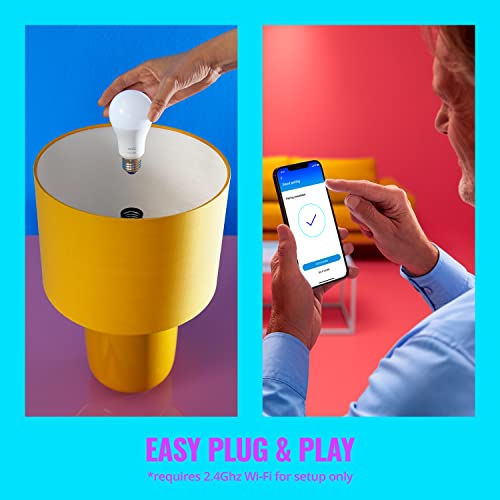 WiZ Clear 60W A19 Tunable White Filament LED Smart Bulb