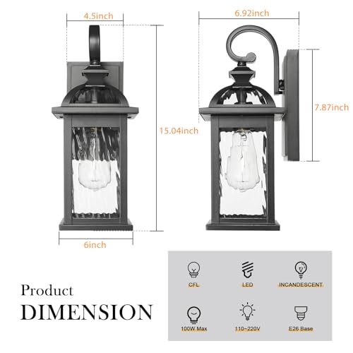 Outdoor Lights Fixture Wall Mount