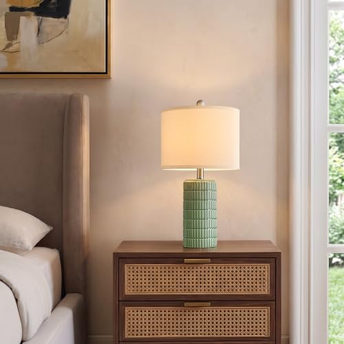 21'' Green Table Lamp with Gift Box