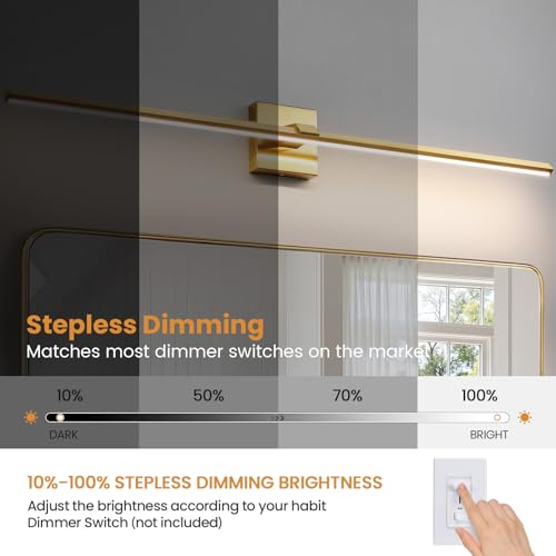 Modern Bathroom Light Fixtures Over Mirror