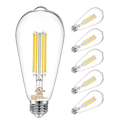6 Pack Vintage LED Edison Bulbs (6 Count)