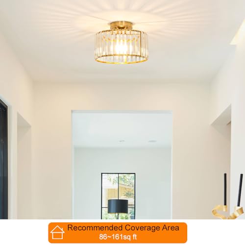 Crystal Ceiling Light Fixture
