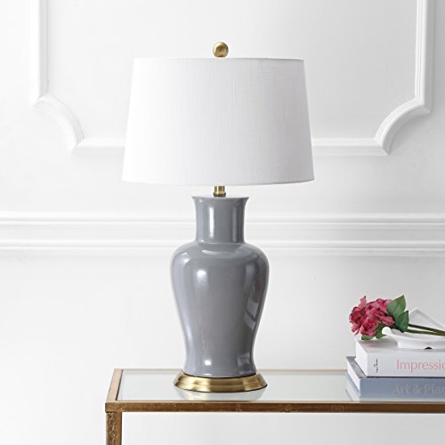 Julian Classic Ceramic Urn Metal LED Table Lamp 29"