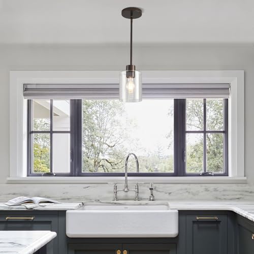 Oil Rubbed Bronze Pendant Lights Kitchen Island (2 Count)