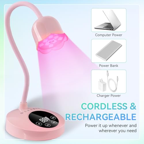 Gooseneck UV Nail Lamp Flash Cure UV Light for Gel Nails Polish