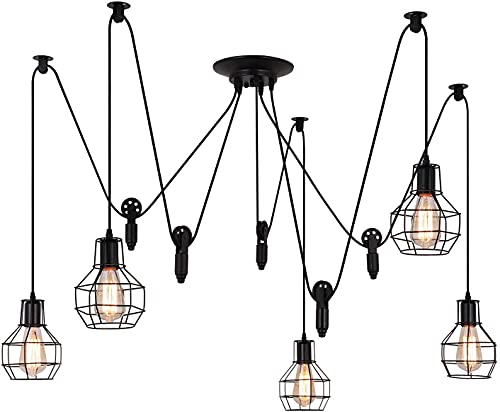 Industrial Pendant Lighting 5 Heads
