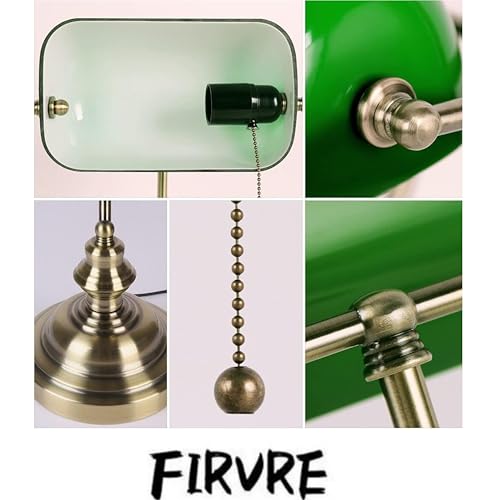 Green Bankers lamp