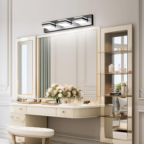 LED Modern Bathroom Vanity Lights Black 3