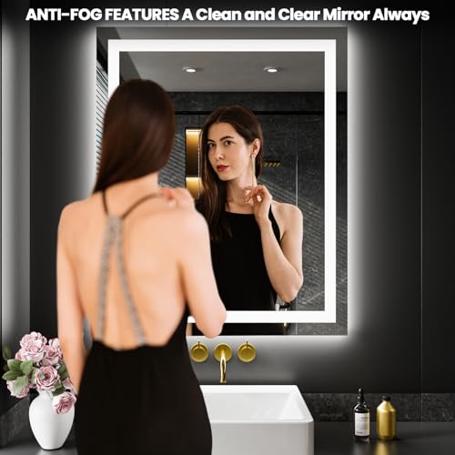 20"X28" LED Bathroom Mirror with Lights