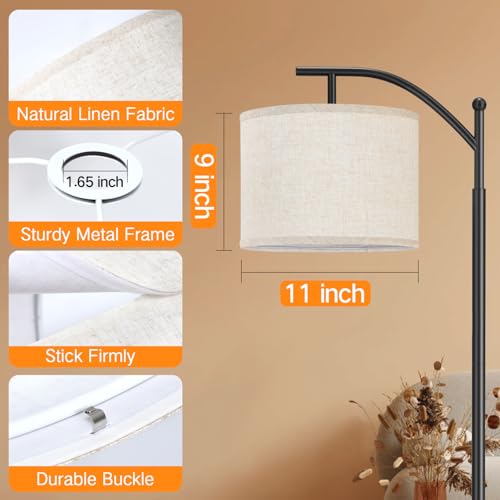 Beige Drum Lamp Shades for Floor Lamps