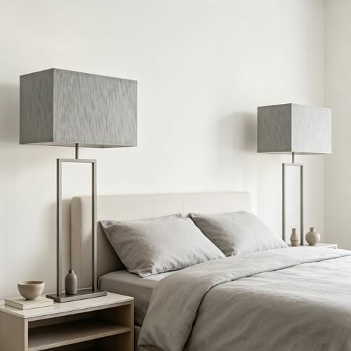 Large Rectangle Lamp Shades Set of 2