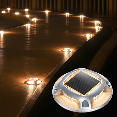 Solar Driveway Lights Outdoor 24 Pack (24 Count)
