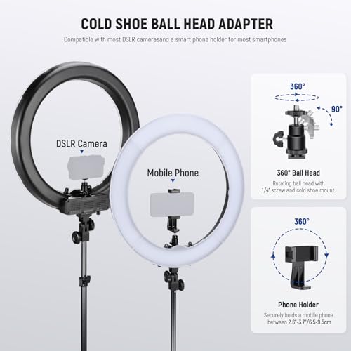 55W 18" 45cm Ring Light Kit [New Version]
