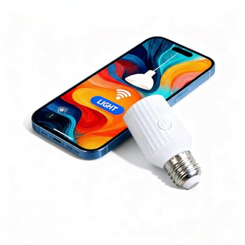 Smart Wi Fi Light Bulb Socket Adapter