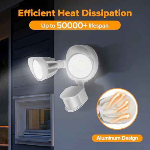 2 Pack LED Security Light Motion Sensor Outdoor Lights