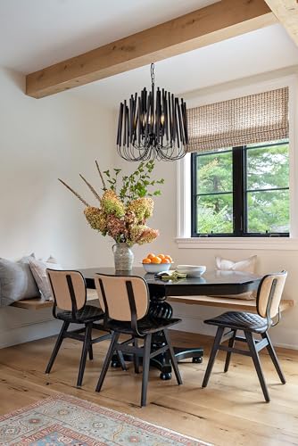 Modern Farmhouse Chandelier for Dining Room 18"