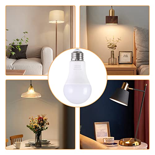 A19 LED Light Bulbs with Remote Control 1100LM 12W (2 Count)