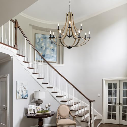 Farmhouse Chandeliers for Dining Room Light Fixture