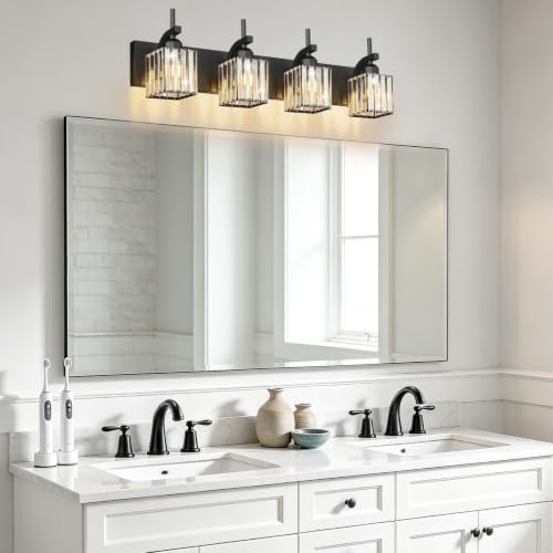 Black Vanity Light (Black / 4-Light)